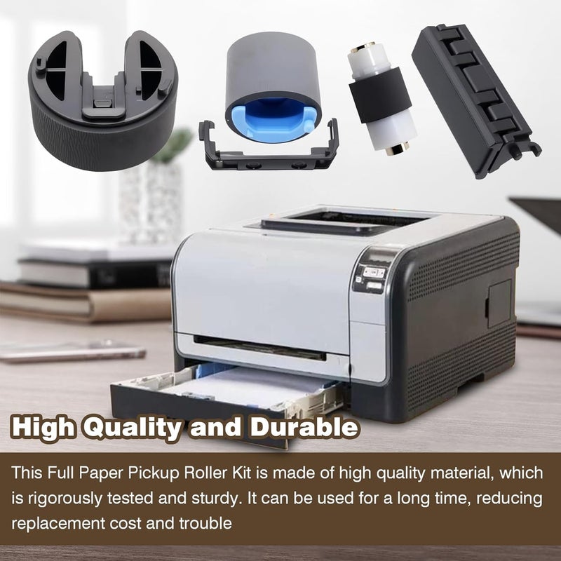 wfsulee Full Paper Pickup Roller Kit Compatible with HP Printer CP2025 CP1210 CP1215 CP1515 CP1525 CP1518 CM2320 M451DN M475 M476 - Image 4